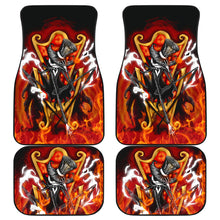 Load image into Gallery viewer, Nightmare Before Christmas Cartoon Car Floor Mats - Jack Skellington On Throne With Zero Dog And Fire Car Mats Ci100805