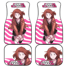 Load image into Gallery viewer, Ochaco Oraraka Pink My Hero Academia Car Floor Mats Anime Seat Covers Ci0617
