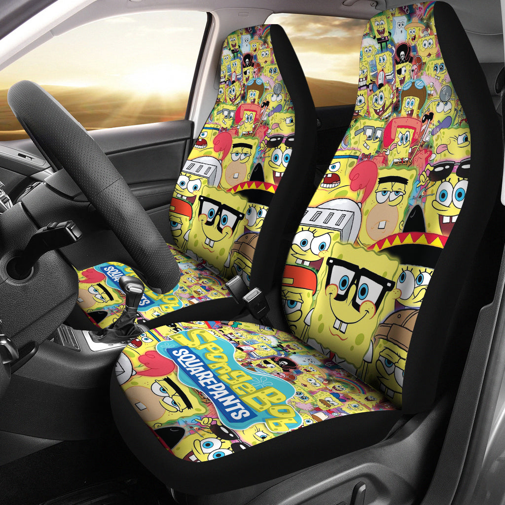 Spongebob Squarepants Car Seat Covers Custom For Fan Ci221122-08