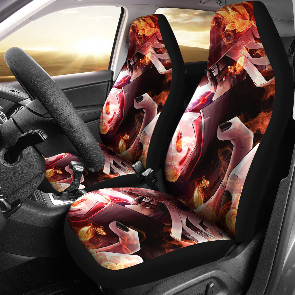 Itachi Uchiha Akatsuki Seat Covers Naruto Anime Car Seat Covers Ci102304