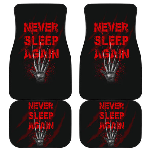Horror Movie Car Seat Covers | Freddy Krueger Glove Never Sleep Again Car Mats Ci090621