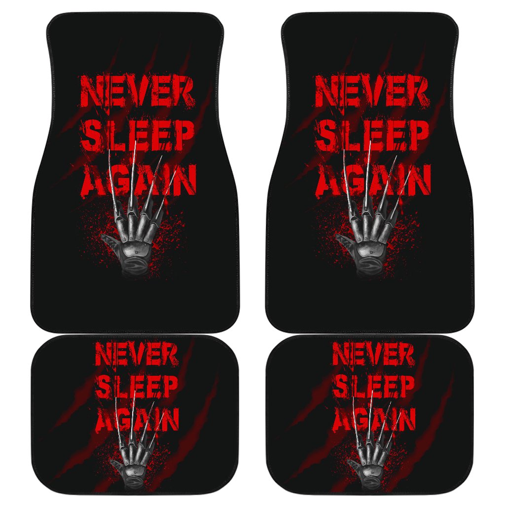 Horror Movie Car Seat Covers | Freddy Krueger Glove Never Sleep Again Car Mats Ci090621