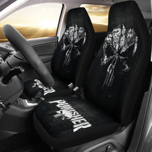 Load image into Gallery viewer, The Punisher Grunge Car Seat Covers Car Accessories Ci220819-05