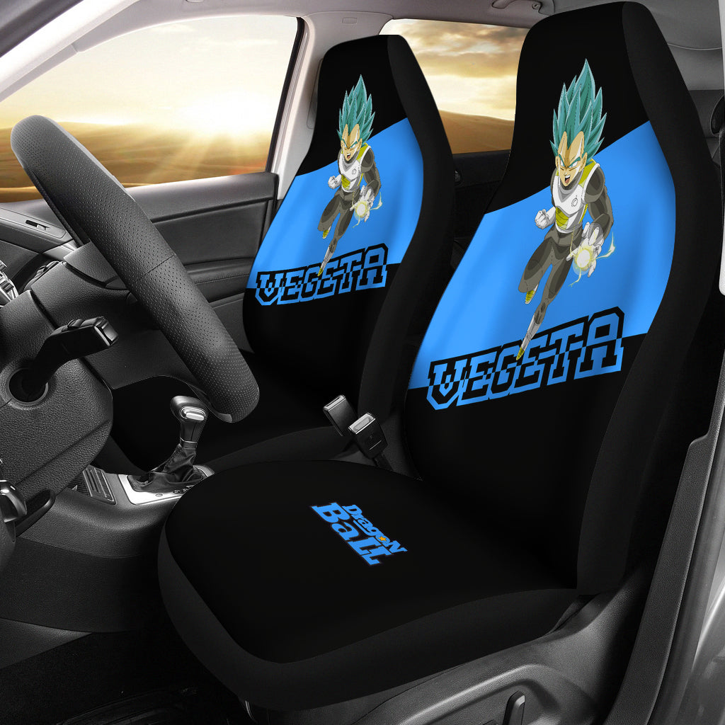 Vegeta Blue Dragon Ball Anime Red Car Seat Covers Unique Design Ci0813