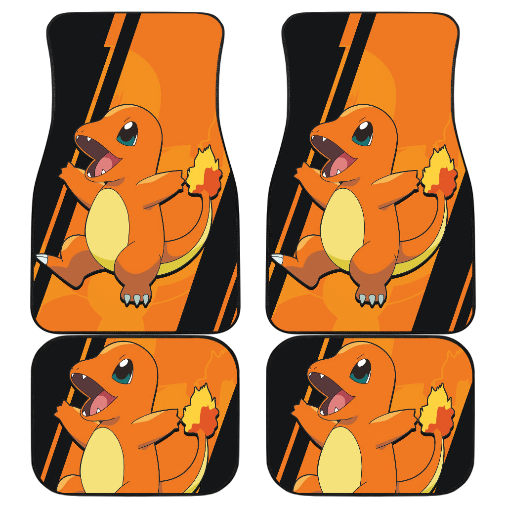 Charmander Pokemon Car Floor Mats Style Custom For Fans Ci230117-06a