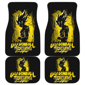 Dragon Ball Yellow Car Floor Mats Goku Anime Car Mats Ci0727