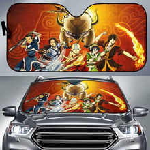 Load image into Gallery viewer, Avatar The Last Airbender Anime Auto Sunshade Avatar The Last Airbender Car Accessories Aang And Friends Ci121401