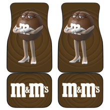 Load image into Gallery viewer, M&amp;M Brown Chocolate Funny Car Floor Mats Car Accessories Ci220525-08