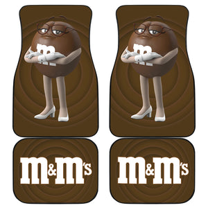M&M Brown Chocolate Funny Car Floor Mats Car Accessories Ci220525-08
