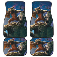Load image into Gallery viewer, Groot And Rocket Guardians Of The Galaxy Car Floor Mats Movie Car Accessories Custom For Fans Ci22061407