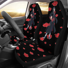 Load image into Gallery viewer, Itachi Akatsuki Red Seat Covers Naruto Anime Car Seat Covers Ci102105