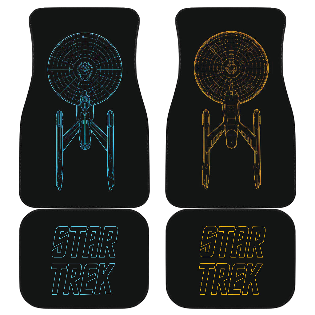Star Trek Spaceship Logo Car Floor Mats Ci220830-04 - Gift Family ...