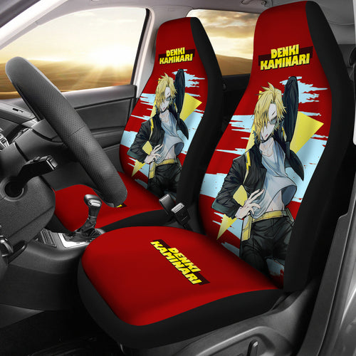 Denki Kaminari My Hero Academia Car Seat Covers Anime Seat Ci0618