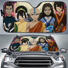 Load image into Gallery viewer, Avatar The Last Airbender Anime Auto Sunshade Avatar The Last Airbender Car Accessories Aang And Friends Ci121403