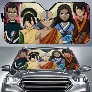 Avatar The Last Airbender Anime Auto Sunshade Avatar The Last Airbender Car Accessories Aang And Friends Ci121403