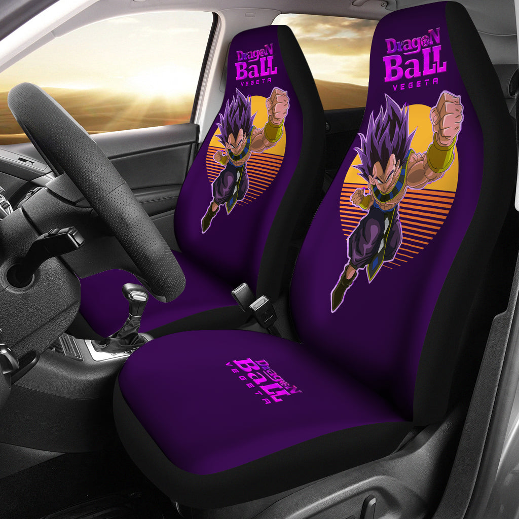 Vegeta Minimal Sunshades Dragon Ball Anime Violet Car Seat Covers Ci0816