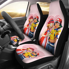 Load image into Gallery viewer, Anime Ash Ketchum Pokemon Car Seat Covers Pokemon Characters Car Accessorries Ci112103