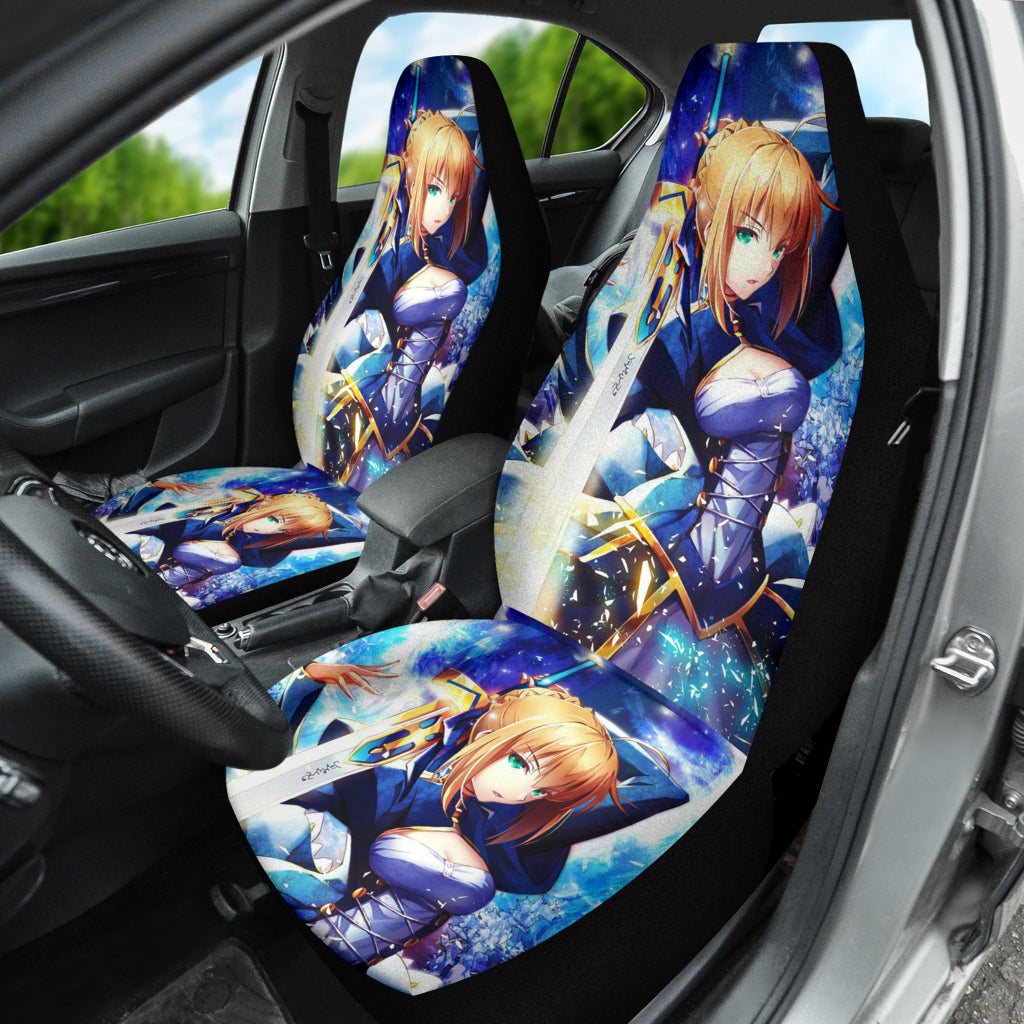 Saber Fate Stay Night Car Seat Covers Car Accessories Ci220429-06