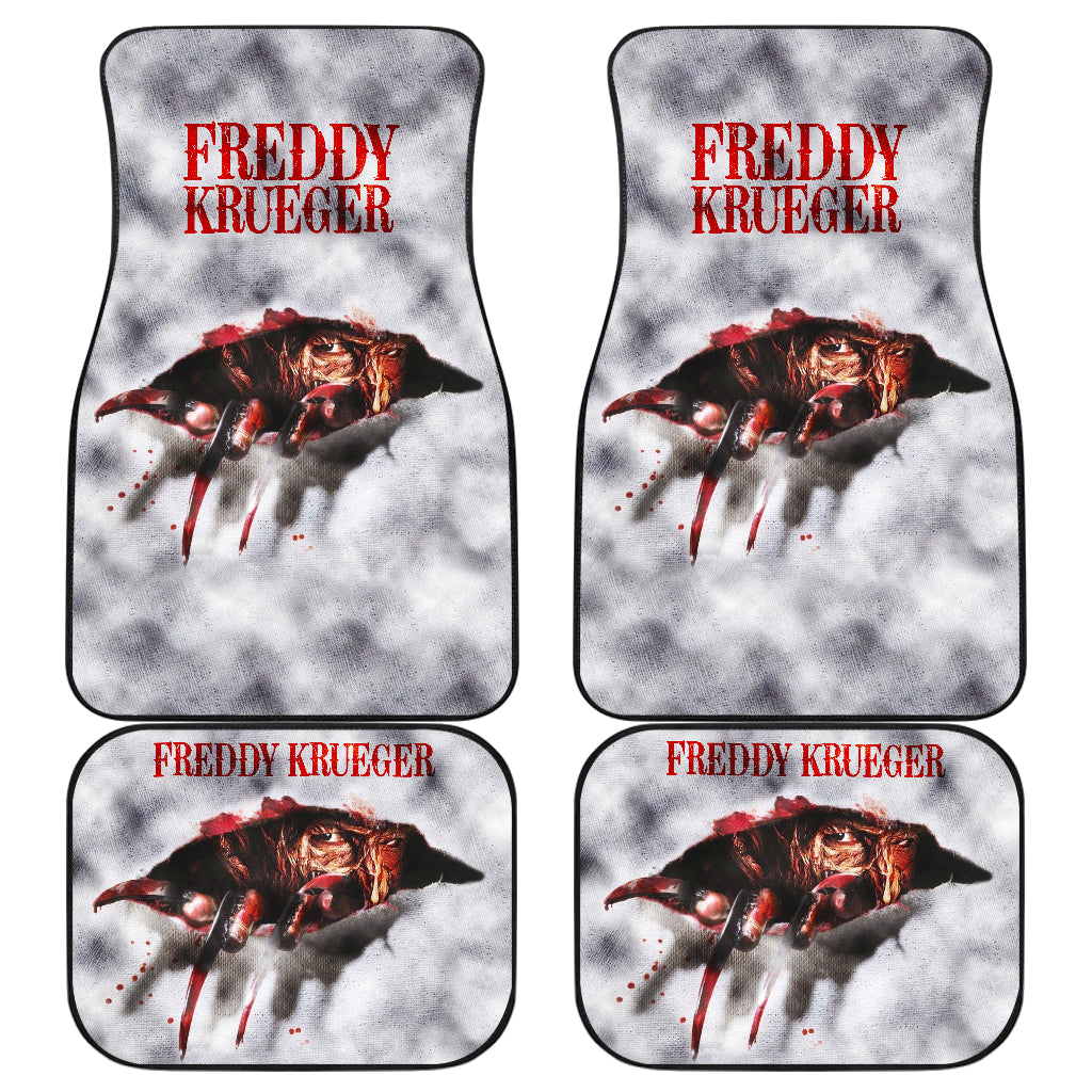 A Nightmare On Elm Street Blood Car Floor Mats Horror Freddy Krueger Halloween Car Accessories Ci0824