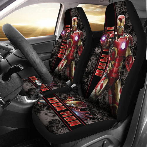 Iron Man Car Seat Covers Custom For Fans Ci221227-01