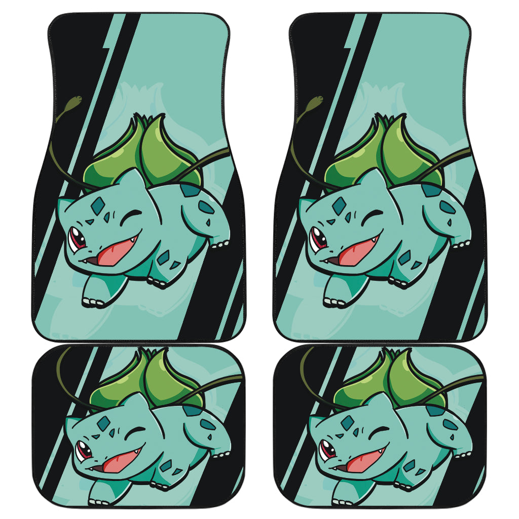 Bulbasaur Pokemon Car Floor Mats Style Custom For Fans Ci230117-04a
