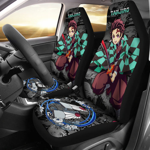 Demon Slayer Anime Car Seat Covers Demon Slayer Kamado Tanjiro Car Accessories Fan Gift Ci123103