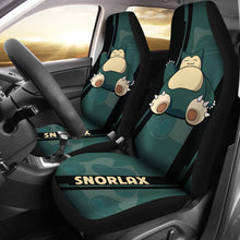 Load image into Gallery viewer, Snorlax Pokemon Car Seat Covers Style Custom For Fans Ci230127-06