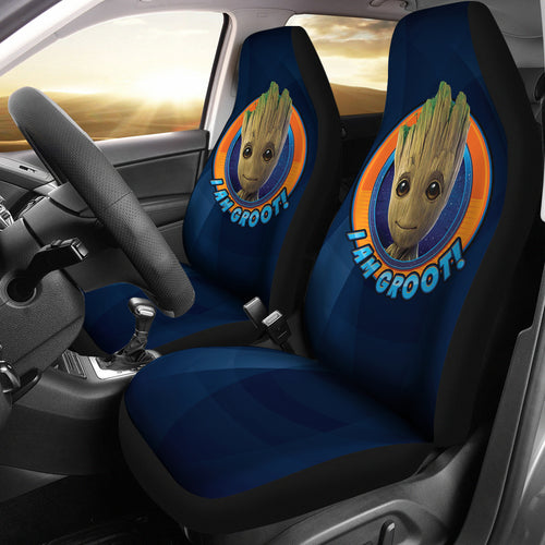 Groot Guardians Of the Galaxy Car Seat Covers Movie Car Accessories Custom For Fans Ci22061311