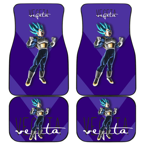 Vegeta Power Dragon Ball Anime Car Floor Mats Ci0813