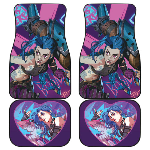 Arcane Jinx Fan Art Car Floor Mats Car Accessories Ci220810-02