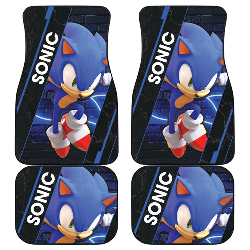 Sonic The Hedgehog Car Floor Mats Cartoon Car Accessories Custom For Fans Ci22060701