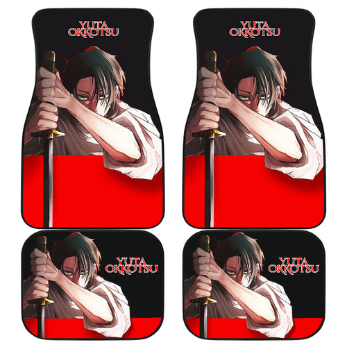 Yuta Okkotsu Car Floor Mats Jujutsu Kai Sen Anime Red Car Mats Ci0705