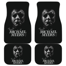 Load image into Gallery viewer, Horror Movie Car Floor Mats | Michael Myers Old Stone Face Black White Car Mats Ci090921
