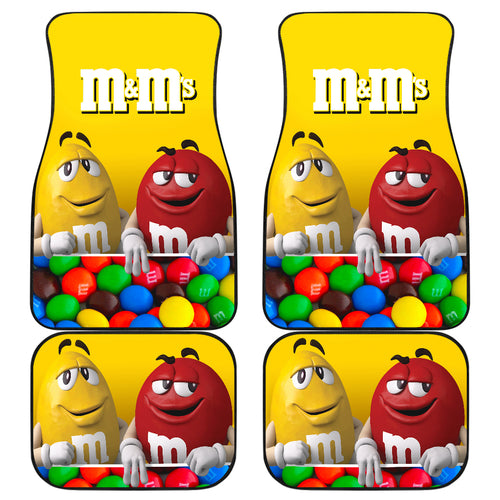 M&M Chocolate Funny Car Floor Mats Car Accessories Ci220506-07