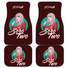 Load image into Gallery viewer, Zero Two Anime Girl Car Floor Mats Sweets Gift Ci0722