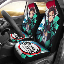 Load image into Gallery viewer, Demon Slayer Anime Car Seat Covers Demon Slayer Kamado Tanjiro Car Accessories Fan Gift Ci123102