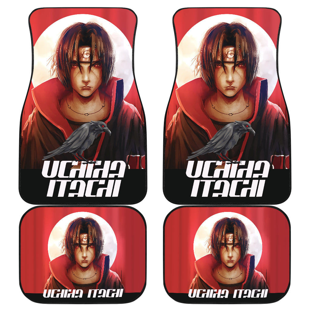 Itachi Art Naruto Car Floor Mats Akatsuki Anime Car Accessorries Ci101902