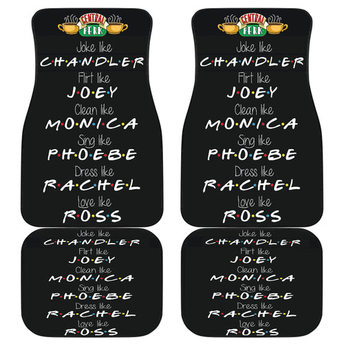 Friends Funny Quotes Car Floor Mats Car Accessories Ci220630-03