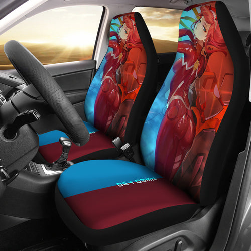 Zero Two Sexy Anime Girl Car Seat Covers Fan Gift Ci0717