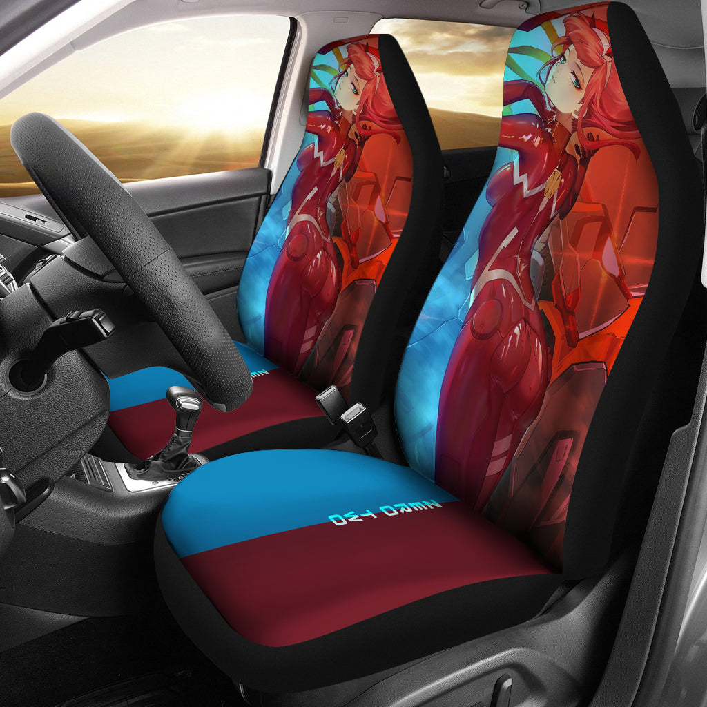 Zero Two Sexy Anime Girl Car Seat Covers Fan Gift Ci0717