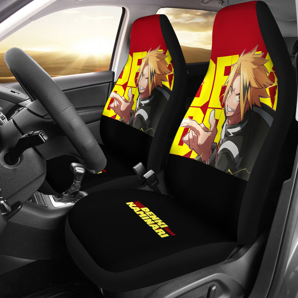 My Hero Academia Anime Car Seat Covers Denki Kaminari Seat Ci0618