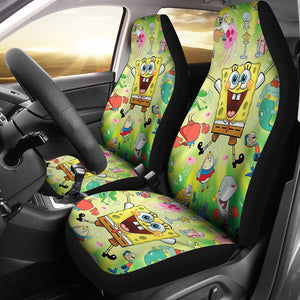 Spongebob Squarepants Car Seat Covers Custom For Fan Ci221122-07