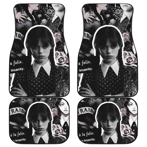 Wednesday Car Floor Mats Custom For Fans Ci221215-03