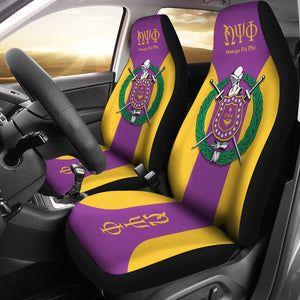 Omega Psi Phi Fraternities Car Seat Covers Custom For Fans Ci230206-01