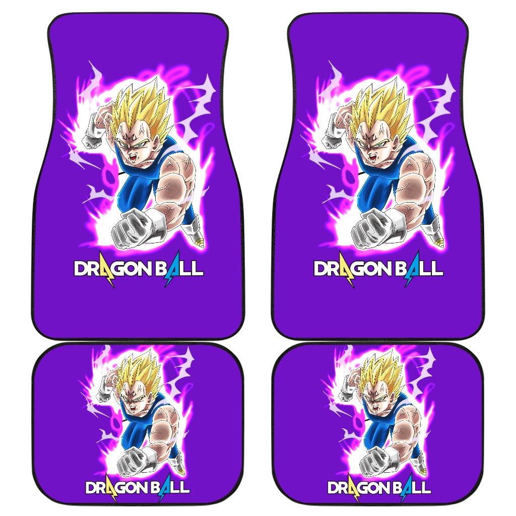 Vegeta Punch Dragon Ball Violet Car Floor Mats Anime Car Accessories Ci0819