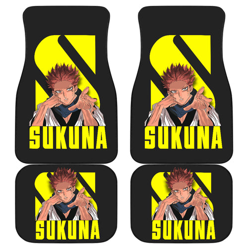 Sukuna Jujusu Car Floor Mats Jujutsu Kai Sen Anime Fan Car Mats Ci0702