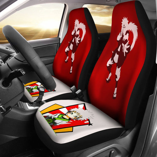 Naruto Car Seat Covers Chibi Jiraiya Silhouette Seat Covers 02 CarInspirations 1