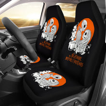 Load image into Gallery viewer, Nightmare Before Christmas Cartoon Car Seat Covers - Jack Skellington And Sally Unpainted Artwork Seat Covers Ci101203