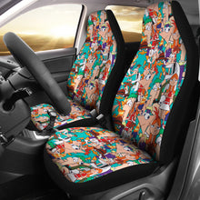 Load image into Gallery viewer, Phineas &amp; Ferb Car Seat Covers Custom For Fans Ci221208-03