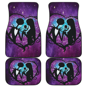Nightmare Before Christmas Car Floor Mats Jack Skellington Loves Sally Car Accessories Ci220930-06